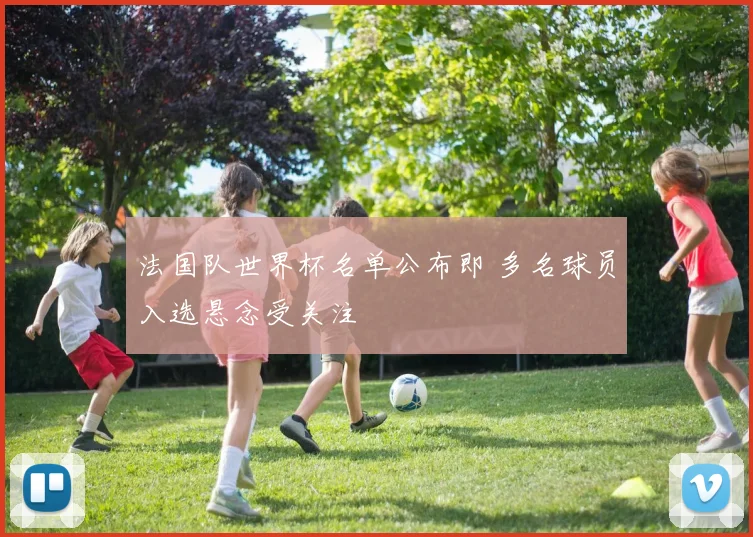 法国队世界杯名单公布即 多名球员入选悬念受关注