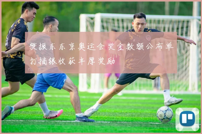 樊振东东京奥运会奖金数额公布单打摘银收获丰厚奖励